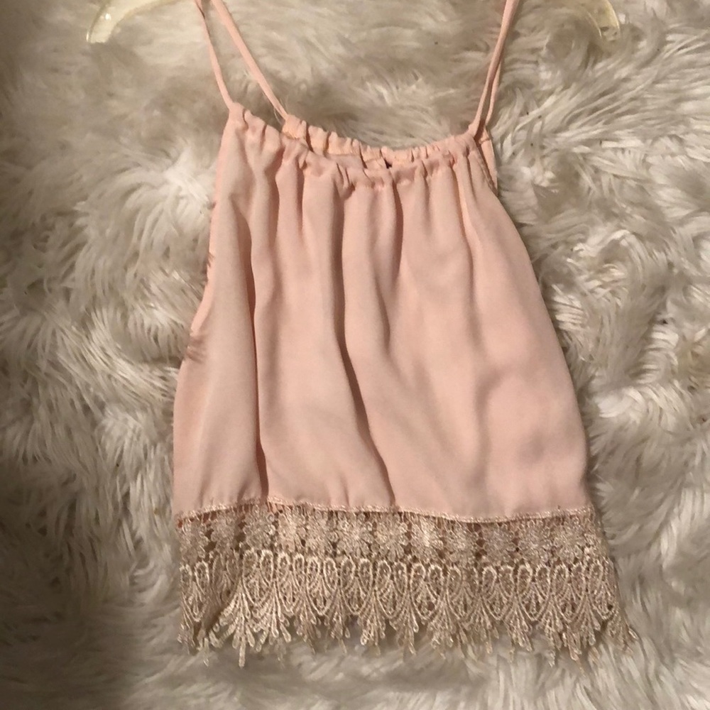 Pink tank top